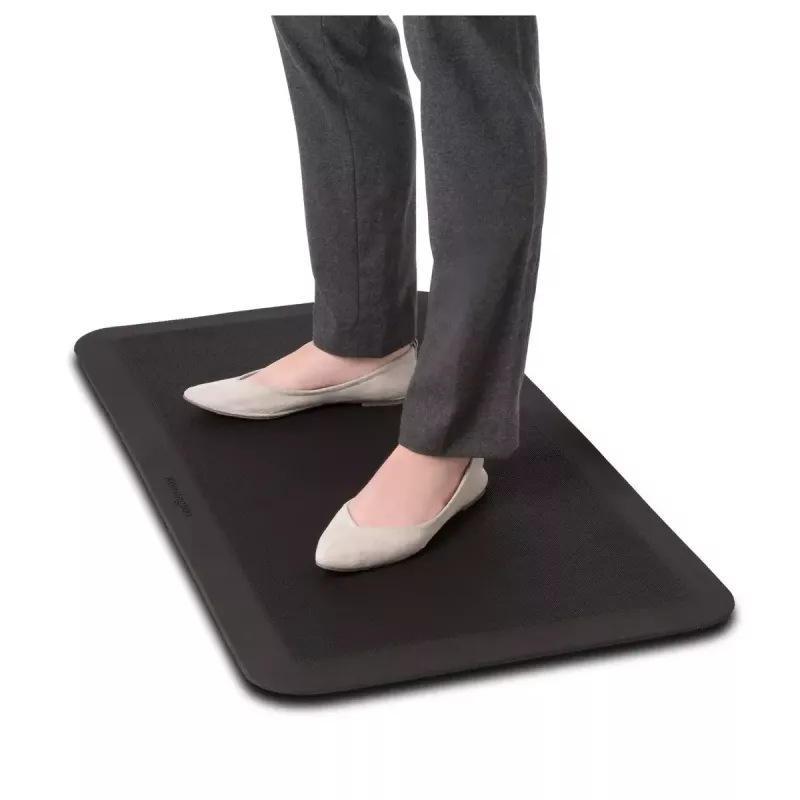 Anti-vermoeidheidsmat Kensington K55401WW zwart rechthoekig schuim