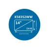 Kensington MagPro magnetisch privacyfilter voor laptops 14 inch (16:9)