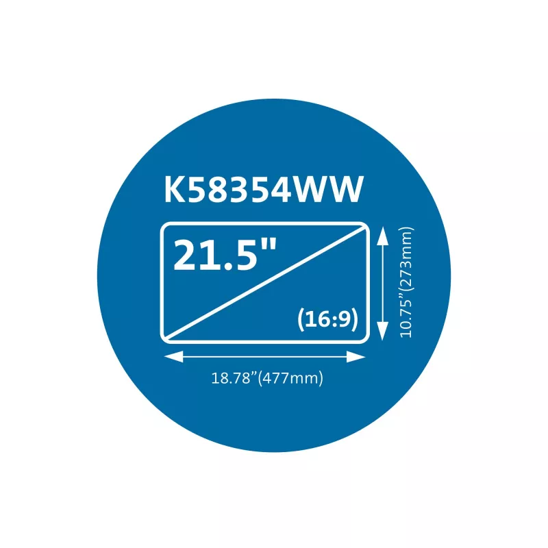 Kensington MagPro magnetisch privacyfilter voor monitors 21,5