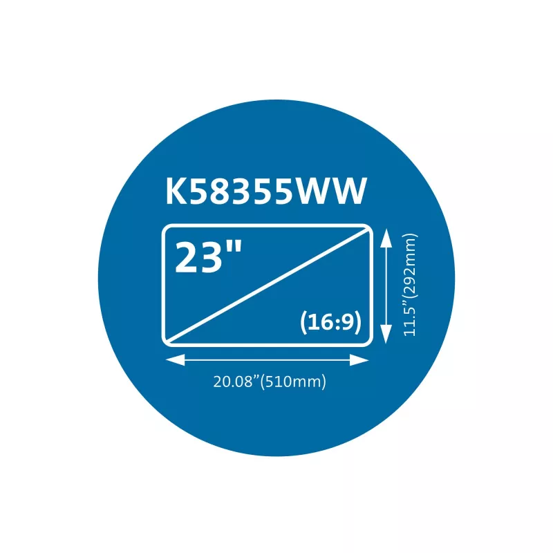 Kensington MagPro magnetisch privacyfilter voor monitors 23
