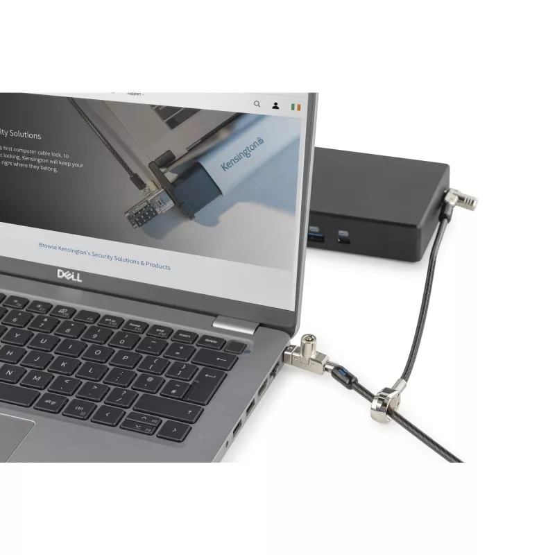 Kensington slank N17 2.0 Keyed Dual Head Laptopslot voor wedge-shaped slots