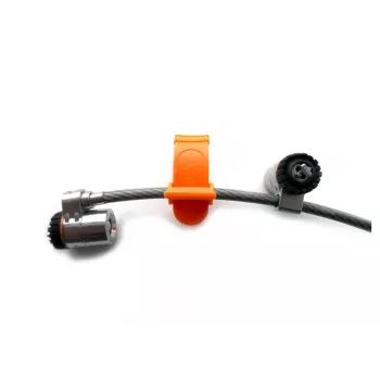 Kensington MicroSaver® Keyed Twin Laptopslot, 2,2 m, ronde sleutel, staal