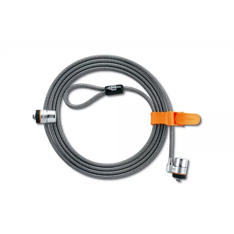 Kensington MicroSaver® Keyed Twin Laptopslot, 2,2 m, ronde sleutel, staal