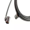 Kensington MicroSaver® Keyed Twin Laptopslot, 2,2 m, ronde sleutel, staal