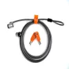 Kensington MicroSaver® Keyed Twin Laptopslot, 2,2 m, ronde sleutel, staal