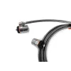 Kensington MicroSaver® Keyed Twin Laptopslot, 2,2 m, ronde sleutel, staal