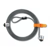 Kensington MicroSaver® Keyed Twin Laptopslot, 2,2 m, ronde sleutel, staal