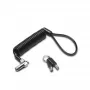 Kensington NANO PORTABLE KEYED LOCK KD, 2,3 m, sleutel, zwart