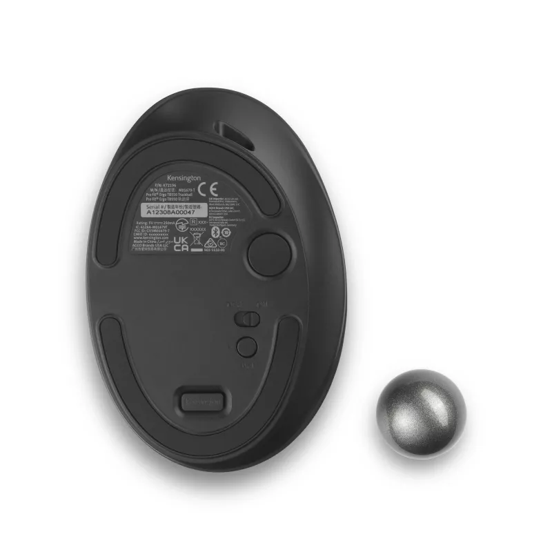 Trackball Kensington Pro Fit Ergo TB550 RF draadloos + Bluetooth
