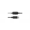 Kensington USB-mono-headset met inline-bediening, bedraad, kantoor/callcenter, headset, zwart