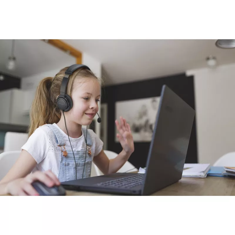 Kensington Classic EQ USB-C-headset met microfoon en volumeregeling