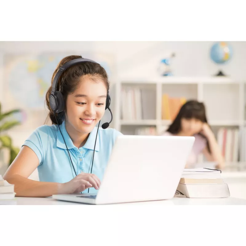 Kensington Classic EQ USB-C-headset met microfoon en volumeregeling