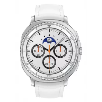 Samsung Galaxy Watch 8 Classic 3,3 cm (1,3 inch) AMOLED 46 mm digitaal 438 x 438 pixel touchscreen zilver wlan gps (satelliet)