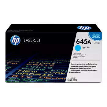HP 645A cyaan originele LaserJet-tonercartridge, 12000 pagina's, cyaan, 1 st.