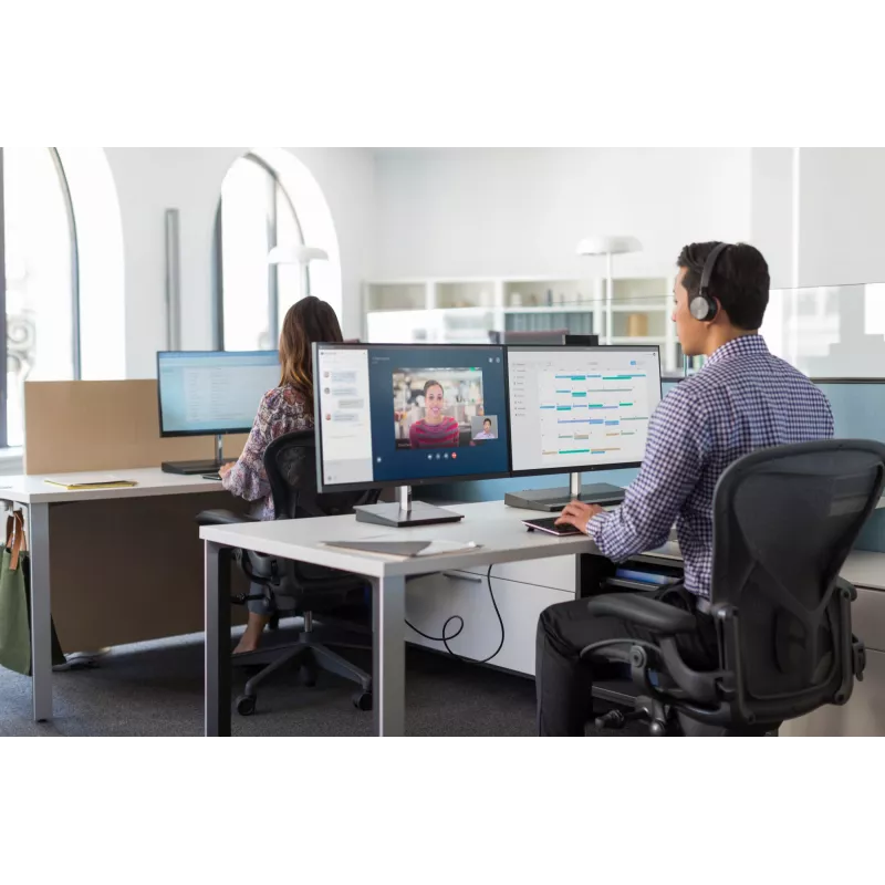 HP UC Wireless Duo-headset, draadloos, kantoor/callcenter, 310 g, headset, zwart