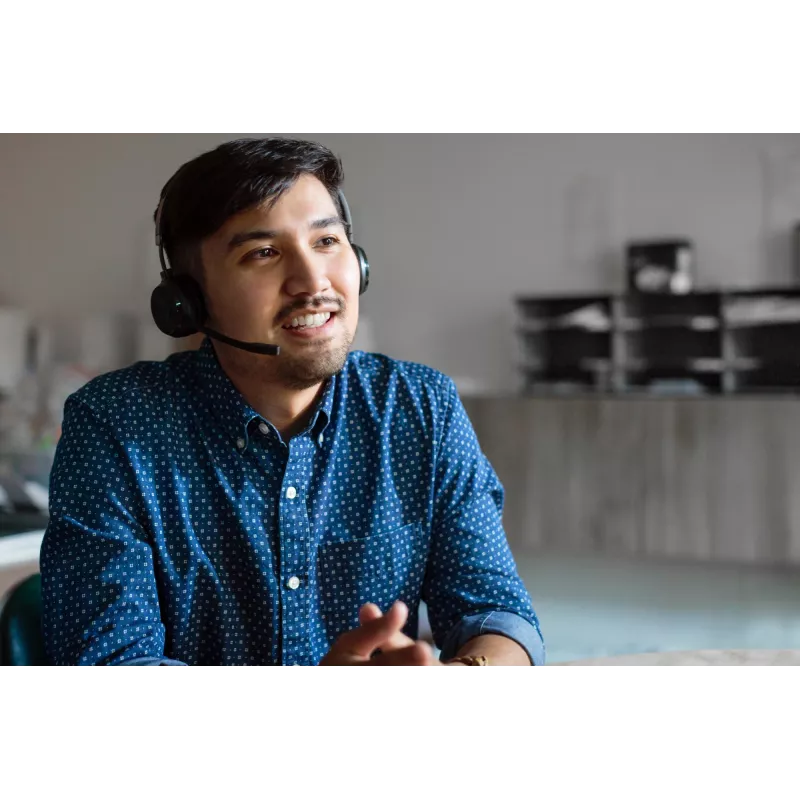 HP UC Wireless Duo-headset, draadloos, kantoor/callcenter, 310 g, headset, zwart