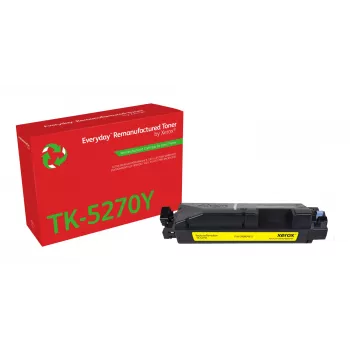 Everyday™ gele gereviseerde toner van Xerox compatibel met Kyocera TK-5270Y, standaardcapaciteit