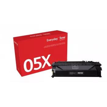 Everyday™ zwarte toner van Xerox, compatibel met HP 05X (CE505X), hoge capaciteit