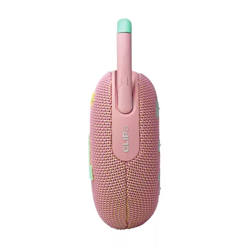 JBL Clip 5 draagbare Bluetooth-speaker, roze