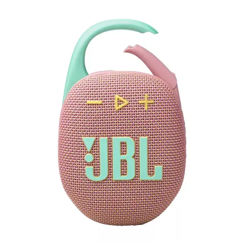 JBL Clip 5 draagbare Bluetooth-speaker, roze