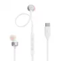 JBL Tune 310C headset bedraad in-ear bellen/muziek USB Type-C wit
