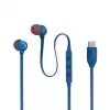 JBL Tune 310C USB Headset Bedraad In-ear Bellen/Muziek USB Type-C Blauw