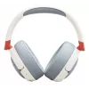JBL Junior 470NC Headset Draadloos Koptelefoon Bellen/Muziek USB Type-C Bluetooth Lichtgrijs, Wit