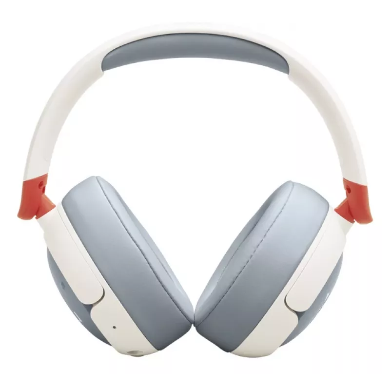 JBL Junior 470NC Headset Draadloos Koptelefoon Bellen/Muziek USB Type-C Bluetooth Lichtgrijs, Wit