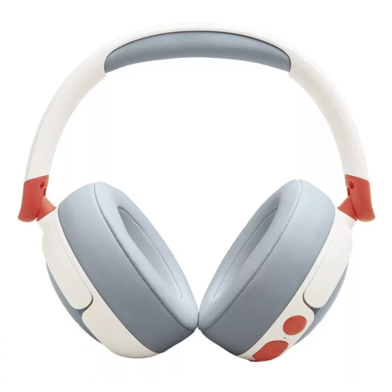 JBL Junior 470NC Headset Draadloos Koptelefoon Bellen/Muziek USB Type-C Bluetooth Lichtgrijs, Wit