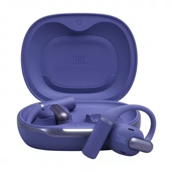 JBL Sense Pro TWS Hoofdtelefoon met oorbugel, Bluetooth, USB-C oplaadstation, 20–40000 Hz, Blauw, 95,2 g
