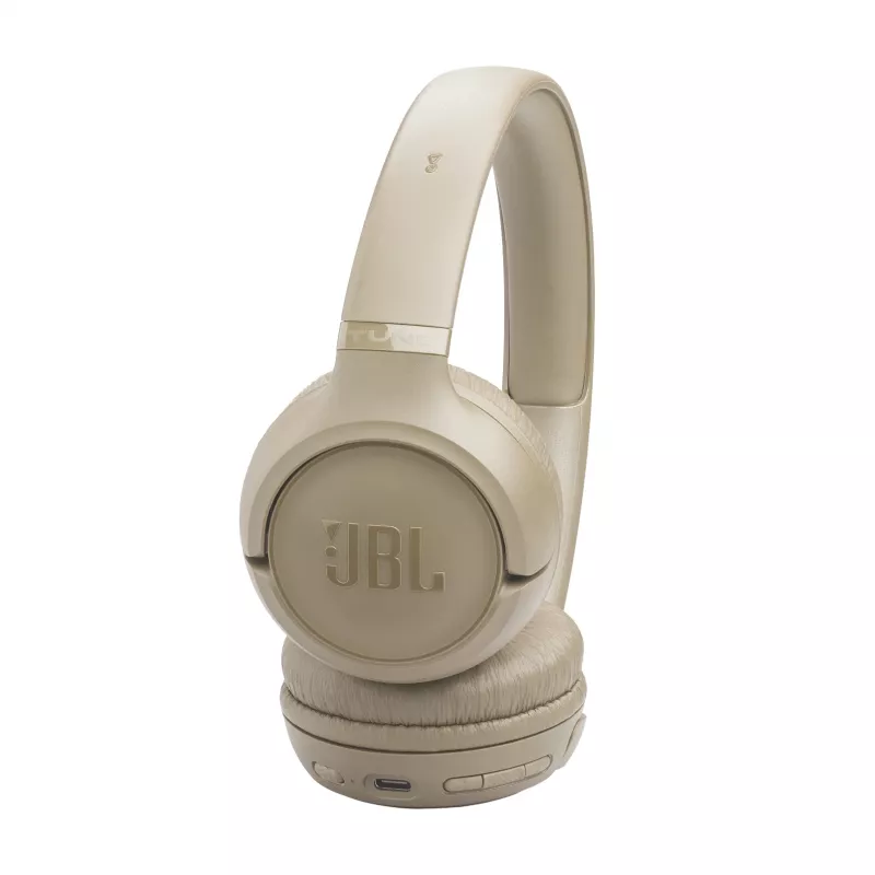 JBL Tune 530BT Headset Draadloos Koptelefoon Bellen/Muziek USB Type-C Bluetooth Beige