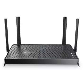 Tafel-WLAN-router TP-Link EB210 Pro – Dualband 2,4/5 GHz, Wi-Fi 7 (802.11be), 2,5 Gigabit Ethernet, 5 LAN-poorten, USB, Zwart