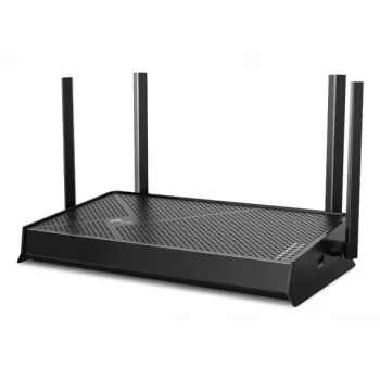 Tafel-WLAN-router TP-Link EB210 Pro – Dualband 2,4/5 GHz, Wi-Fi 7 (802.11be), 2,5 Gigabit Ethernet, 5 LAN-poorten, USB, Zwart