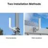 TP-Link Omada Mast-/muurmontageset voor outdoor-accesspoint, WLAN-accesspoint-houder, Wit, RVS, TP-Link, 400 g, 1 stuks