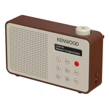 Kenwood CRM25DABT draagbare digitale radio mokka