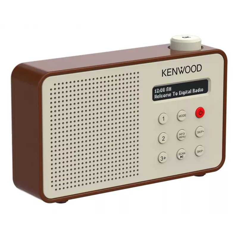 Kenwood CRM25DABT draagbare digitale radio mokka