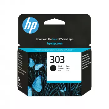 HP 303 zwart originele inktcartridge, standaardbereik, zwart, pigmentinkt, 1 st., 200 pagina's, enkelverpakking