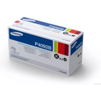 tonercartridges 2-pack, Samsung CLT-P4092B, zwart, 1.500 pagina's per cartridge