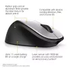 HP ENVY oplaadbare muis 500, voor beide handen, laser, RF draadloos, 1600 DPI, zwart, grijs