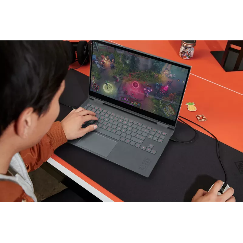 HP OMEN by Reactor muis, rechtshandig, optisch, USB Type-A, 16000 DPI, 0,2 ms, zwart