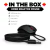 HP OMEN by Reactor muis, rechtshandig, optisch, USB Type-A, 16000 DPI, 0,2 ms, zwart