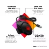 HP OMEN by Reactor muis, rechtshandig, optisch, USB Type-A, 16000 DPI, 0,2 ms, zwart