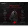 HP OMEN by Reactor muis, rechtshandig, optisch, USB Type-A, 16000 DPI, 0,2 ms, zwart