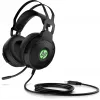 HP Pavilion Gaming headset 600, bedraad, gaming, 360 g, headset, zwart, groen