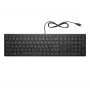 HP Pavilion bedraad toetsenbord 300, volledige grootte (100%), bedraad, USB, mechanisch, zwart