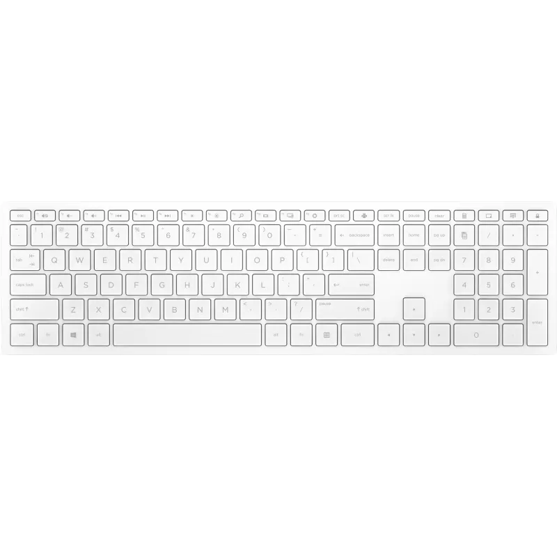 HP Pavilion draadloos toetsenbord 600 wit, volledige grootte (100%), draadloos, RF draadloos, mechanisch, wit