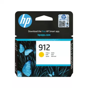 HP 912 gele originele inktcartridge, geel, 1 st., 315 pagina's