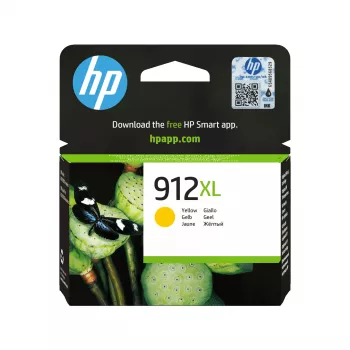 HP 912XL hoge capaciteit gele originele inktcartridge, geel, 1 st., 700 pagina's