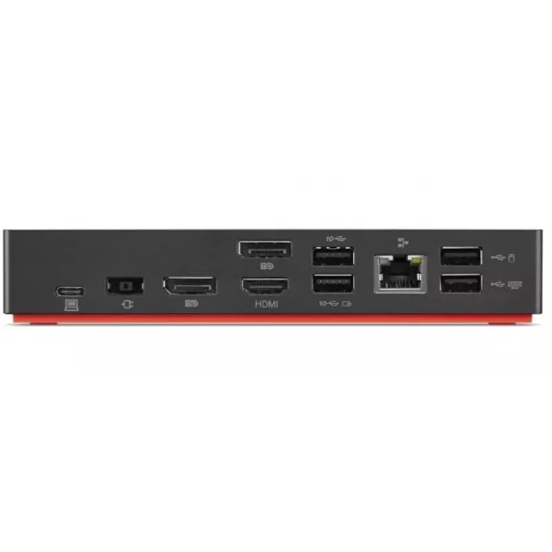 Lenovo ThinkPad USB-C Dock Gen 2, bedraad, USB 3.2 Gen 1 (3.1 Gen 1) Type-C, zwart