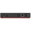 Lenovo 40AS0090DK laptop-dockingstation/poortreplicator, bedraad, USB 3.2 Gen 1 (3.1 Gen 1) Type-C, zwart